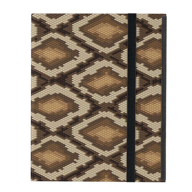 Python snake skin pattern 2 iPad case (Front Closed)