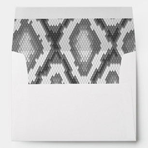 Python snake skin pattern envelopes