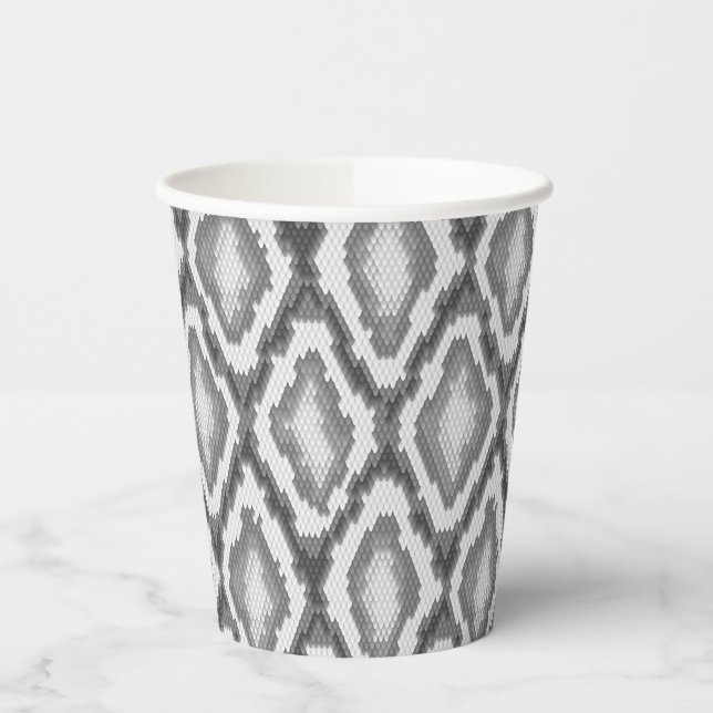 Python snake skin pattern paper cups (Left)