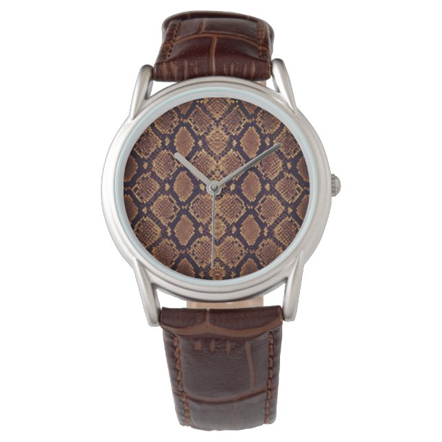 Python Snakeskin Print Watch (Front)