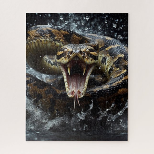 Python Striking Jigsaw Puzzle (Vertical)