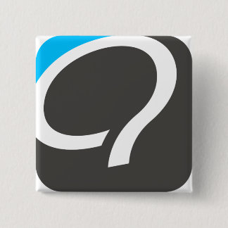 Q Button - Blue
