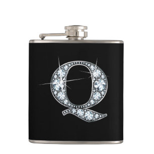 Q "Diamond Bling" Flask