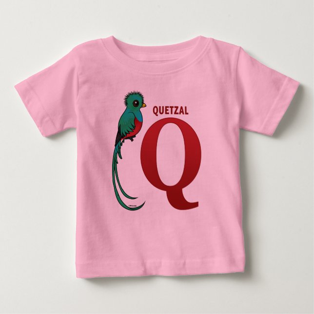 Q for Quetzal Baby T-Shirt (Front)