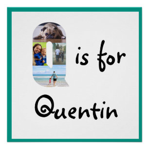 Q is for Name Poster