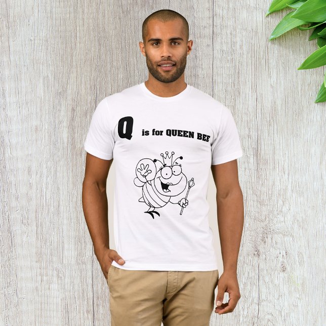 Q is for Queen Bee Mens T-Shirt (Creator Uploaded)