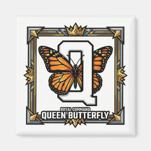 Q is for Queen Butterfly – GTA Style ABC Learning Magnet
