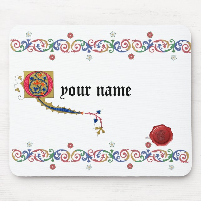 Q mediaeval mousepad (Front)