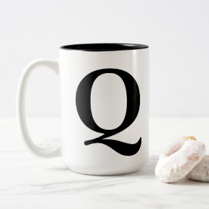 "Q" mug