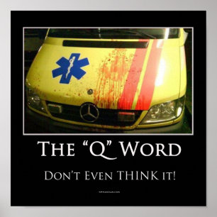 Q Word Motivational Poster