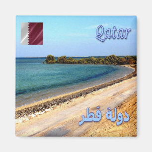 QA - Qatar - Dakhira Beach Magnet