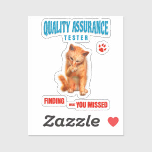 QA Tester Cat Humour