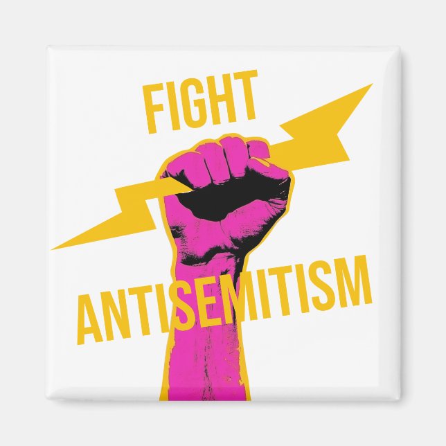 QAA Fight Antisemitism Magnet (Front)