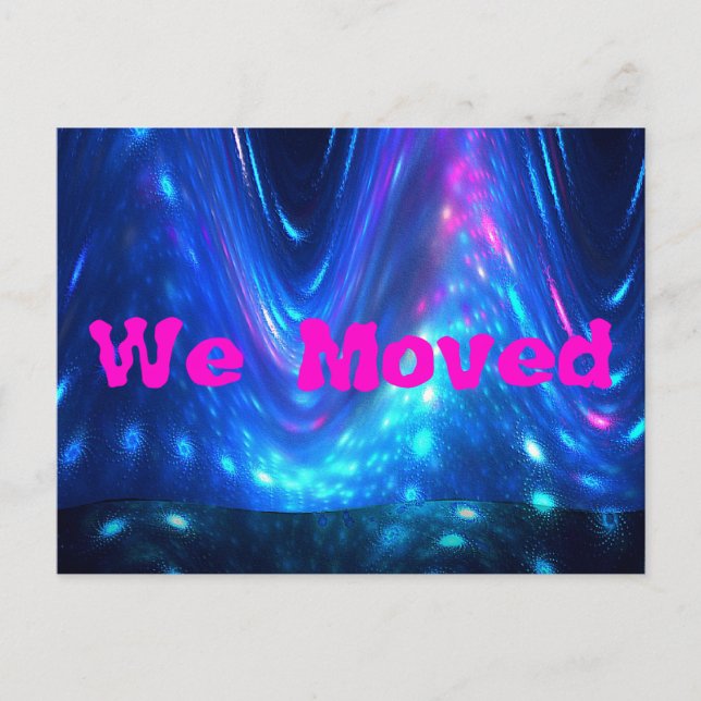 Qaanaaq - Northern Lights Announcement Postcard (Front)