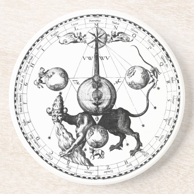 Qabalah Mandala Coaster (Front)