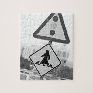 Qatar, Ad Dawhah, Doha. Arabian Pedestrian 2 Jigsaw Puzzle