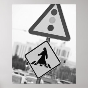 Qatar, Ad Dawhah, Doha. Arabian Pedestrian 2 Poster