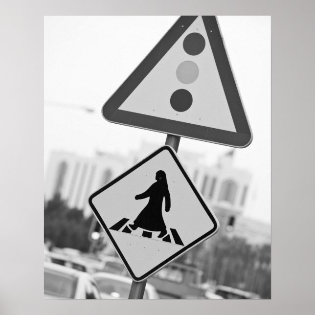 Qatar, Ad Dawhah, Doha. Arabian Pedestrian 2 Poster (Front)