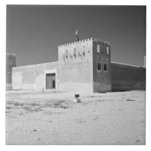 Qatar, Al Zubarah. Al-Zubara Fort (b.1938) now Tile