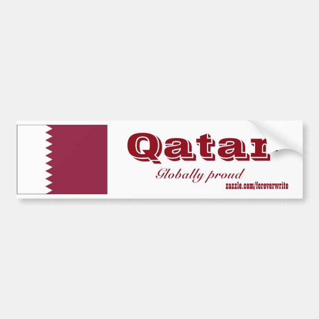 Qatar Bumper Sticker (Front)