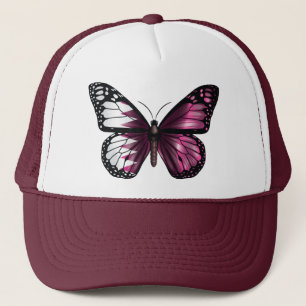 Qatar butterfly monarch flag trucker hat
