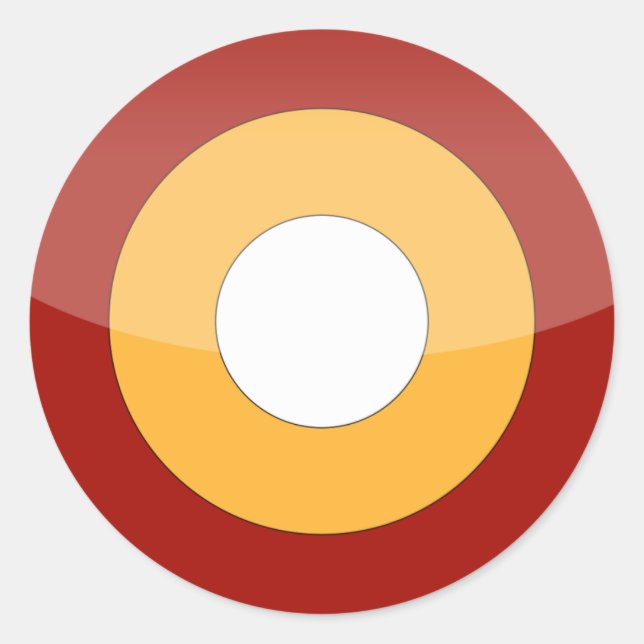 Qatar Classic Round Sticker (Front)