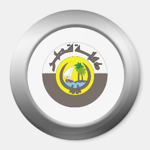Qatar Coat of Arms Magnet