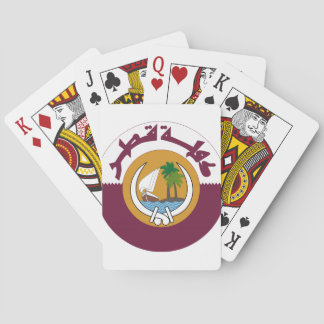 Qatar Coat of Arms Playing Cards
