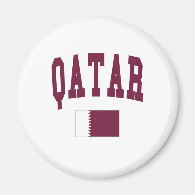 Qatar College Style Magnet (Front)