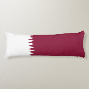 Qatar Flag Body Cushion