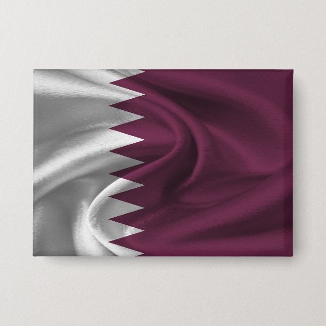Qatar Flag Button (Front)