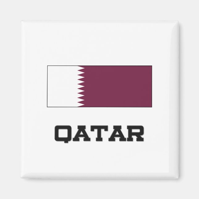 Qatar Flag Magnet (Front)