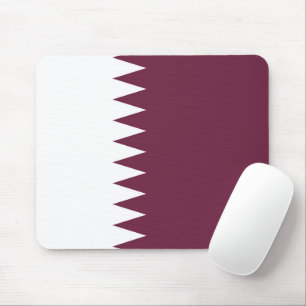 Qatar flag mouse pad
