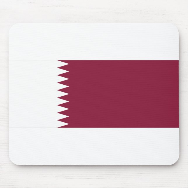 Qatar Flag Mouse Pad (Front)