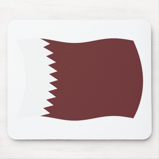 Qatar Flag Mousepad (Front)