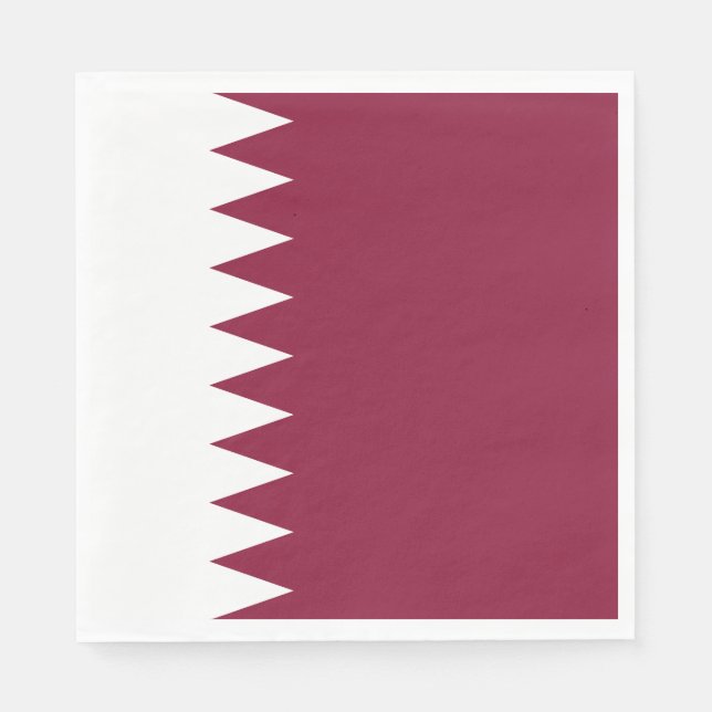 Qatar Flag Napkin (Front)