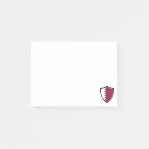 Qatar flag notes