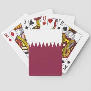 Qatar Flag Playing Cards