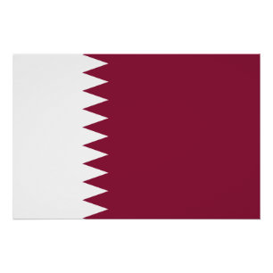 Qatar Flag Poster