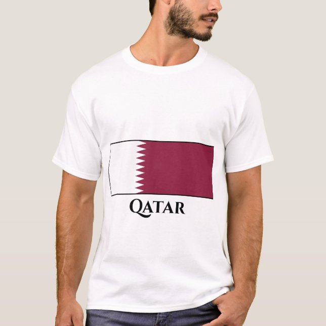 Qatar Flag T-Shirt (Front)