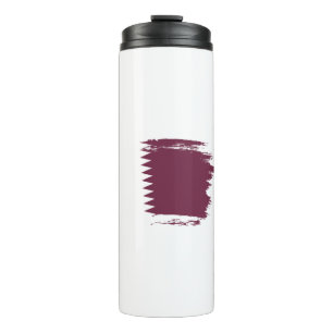 Qatar flag thermal tumbler