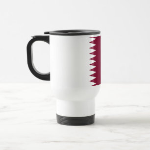 Qatar Flag Travel Mug