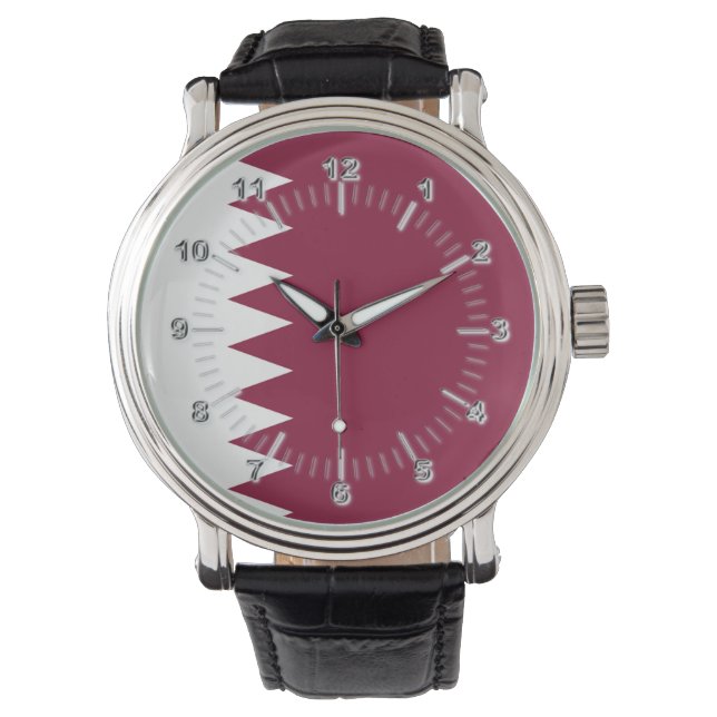Qatar flag    watch (Front)