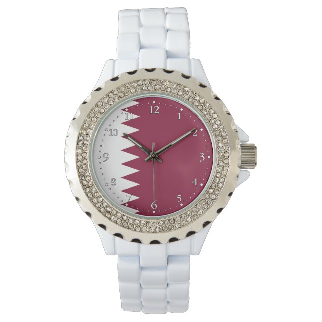 Qatar Flag Watch (Front)