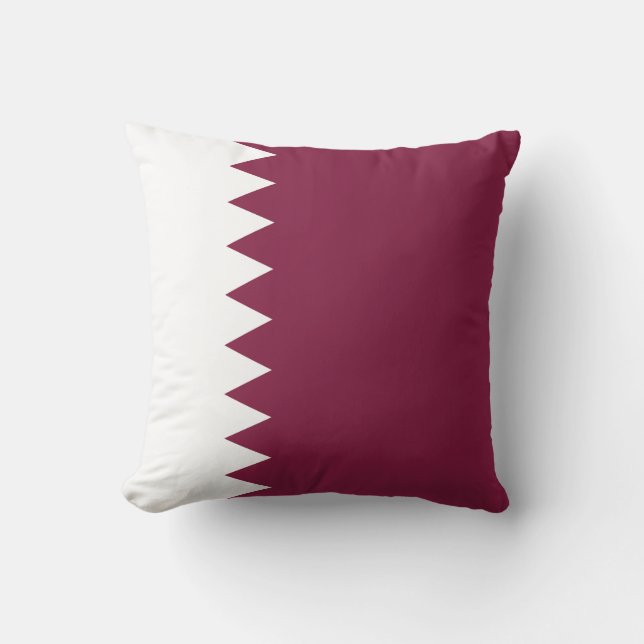 Qatar Flag x Flag Pillow (Front)
