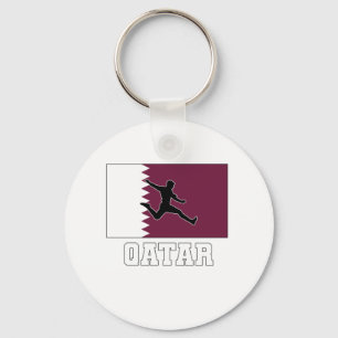 Qatar Football Soccer National Team Key Ring