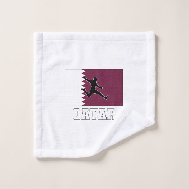Qatar Football Soccer National Team Wash Cloth (Wash Cloth)