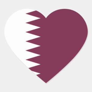 qatar heart sticker