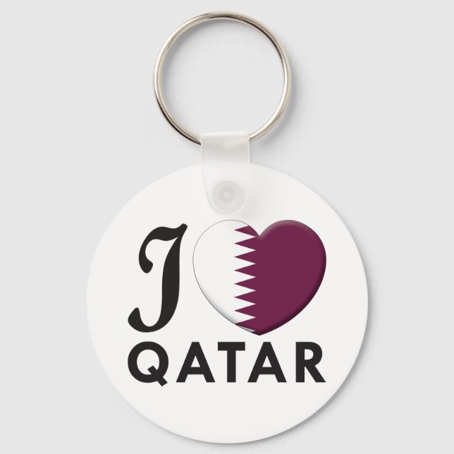 Qatar Love Key Ring (Front)