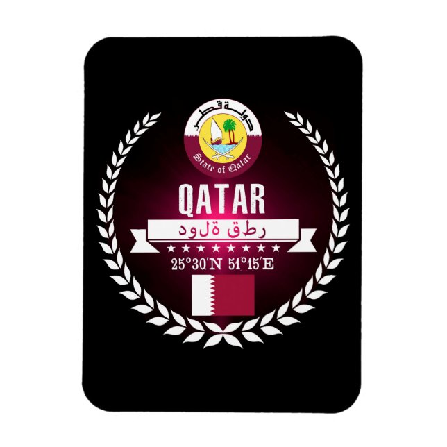 Qatar Magnet (Vertical)